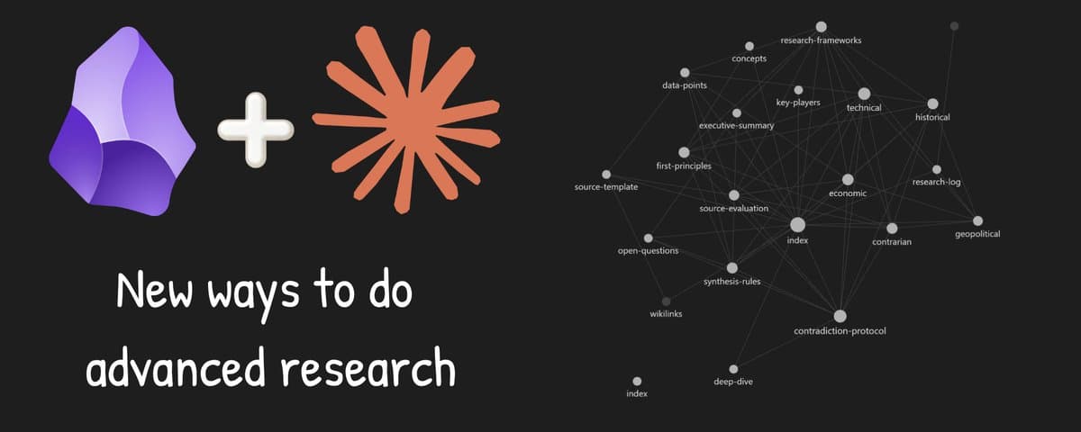 claude code + obsidian + skill graph. how to build a local research engine? thumbnail