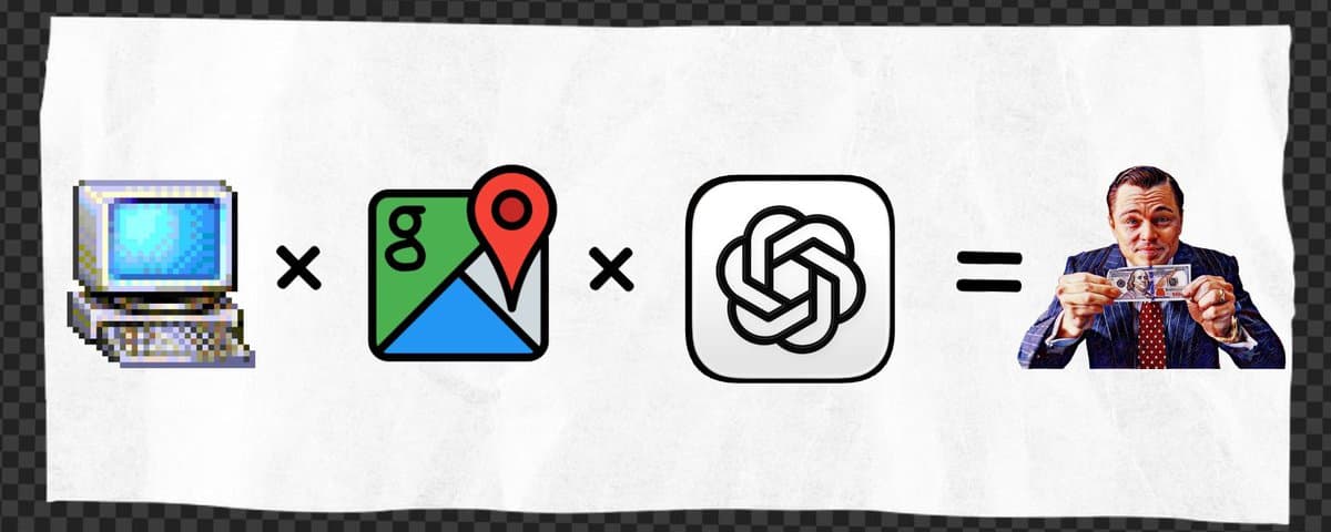 ChatGPT 5.5 found my first clients on Google Maps in 10 minutes. Now it's $15,000 a month thumbnail