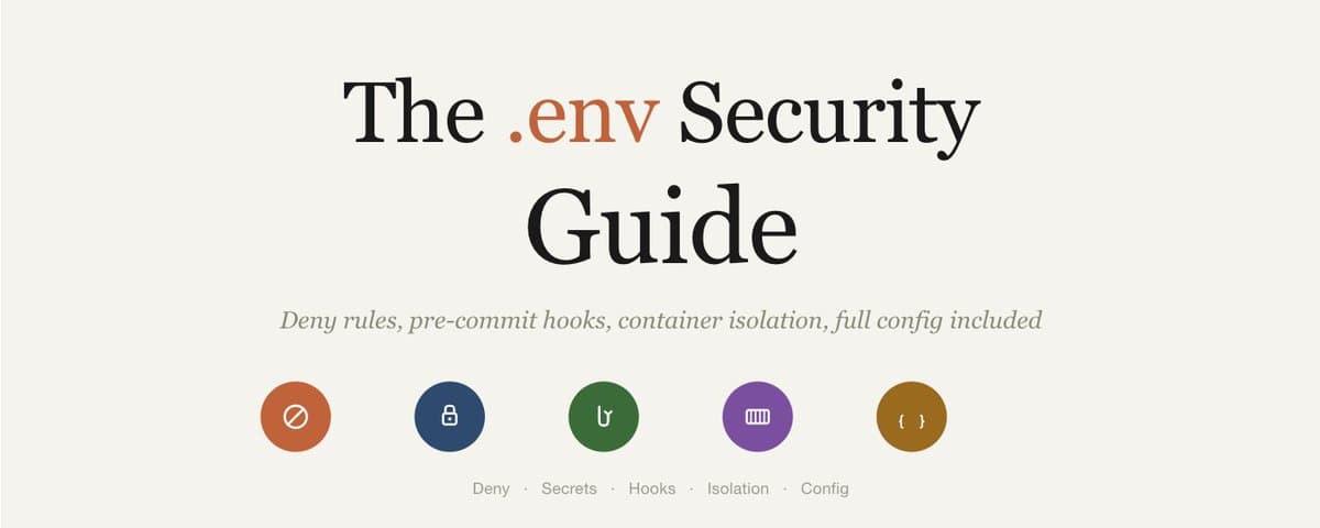 The .env Setup That Keeps Claude Code From Leaking Your Secrets (Full Config Included) thumbnail