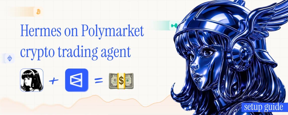 Hermes + Polymarket - how i built a self-learning BTC up/down trading agent 100$ → 5000$ ( guide ) thumbnail