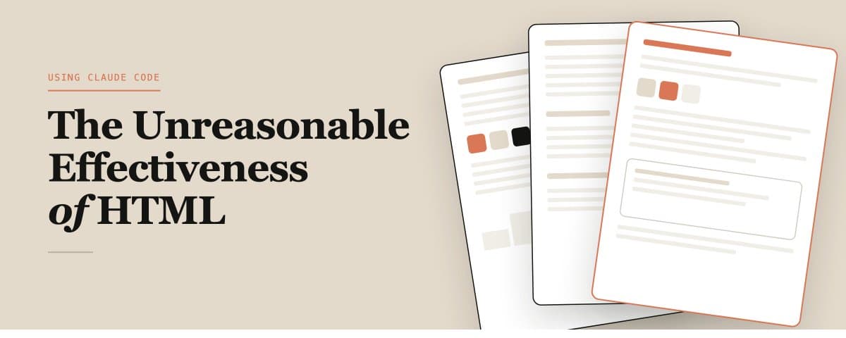 Using Claude Code: The Unreasonable Effectiveness of HTML thumbnail
