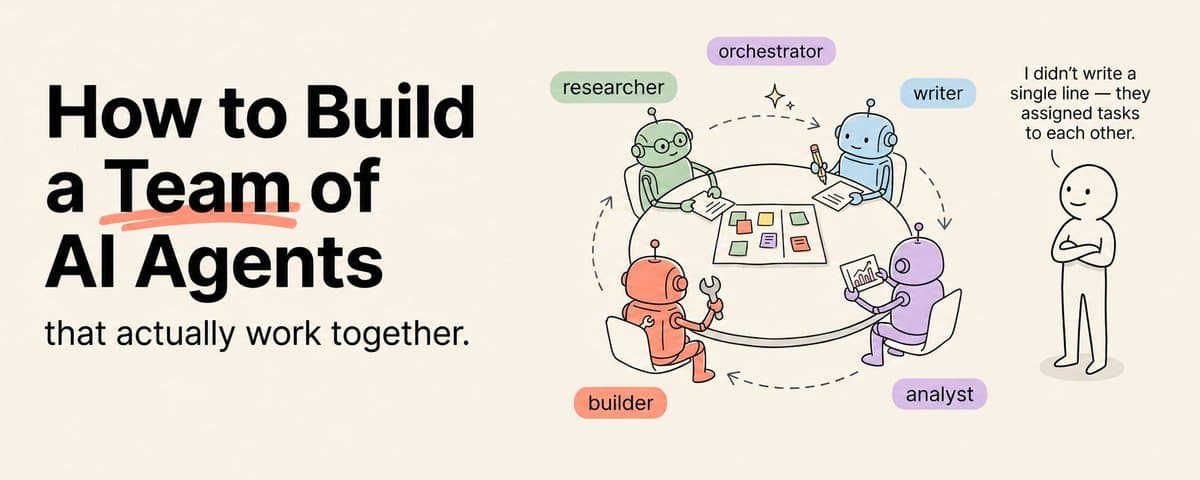 How to Build a Team of AI Agents That Actually Work Together (Full Course) thumbnail